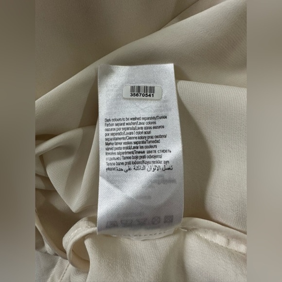 Selected Femme White MISSO SL DRESS Button-down size 4 (size 36 EU) - Picture 8 of 8